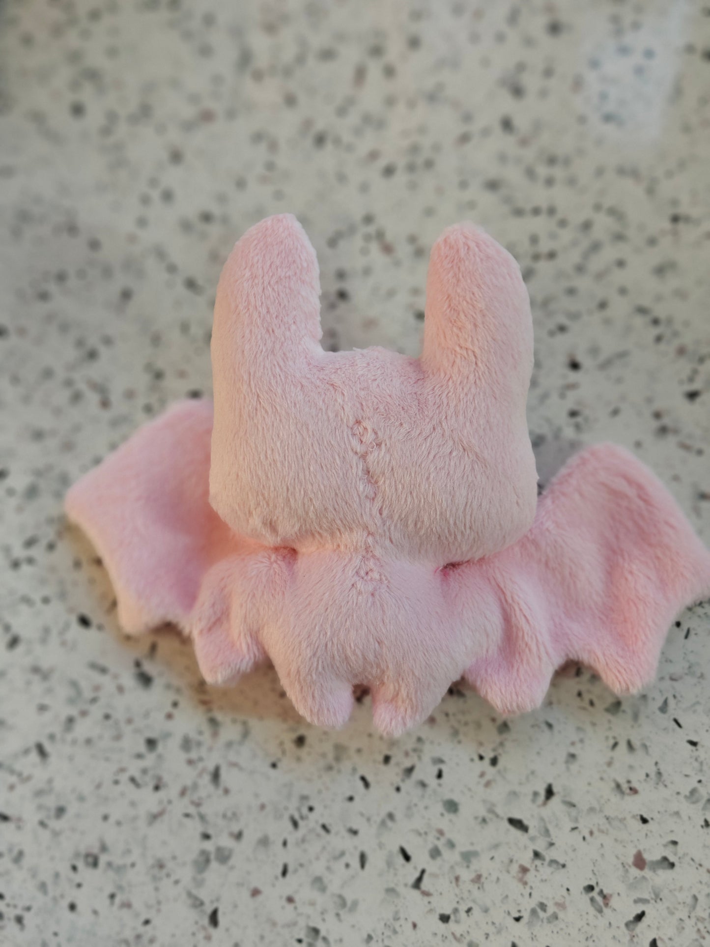 Pink Palm Bat Plush Mini Kawaii Pastel Goth Plushie Handmade Mini Sized