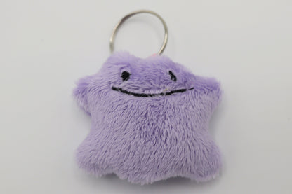 Your Choice Ditto Pokemon Inspired Mini Plush Keychain Handmade | Made to Order