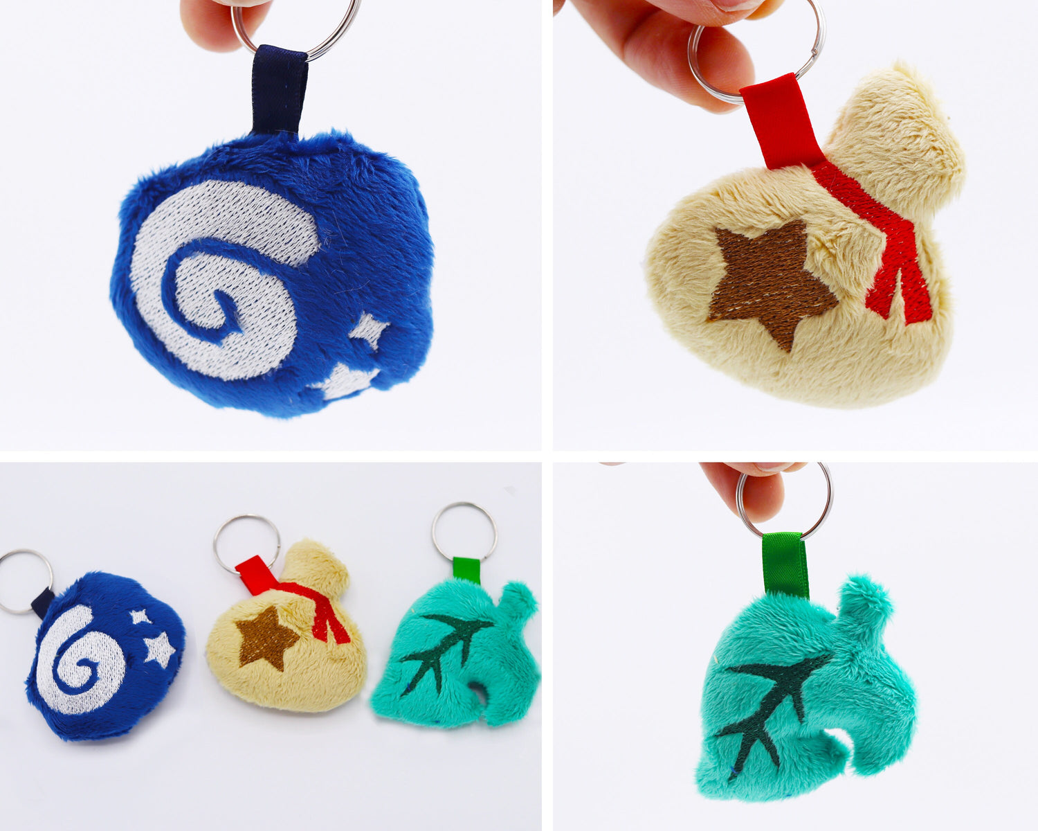 Preorder: Your Choice Animal Crossing Inspired Mini Plush Handmade Keychain | Made to Order