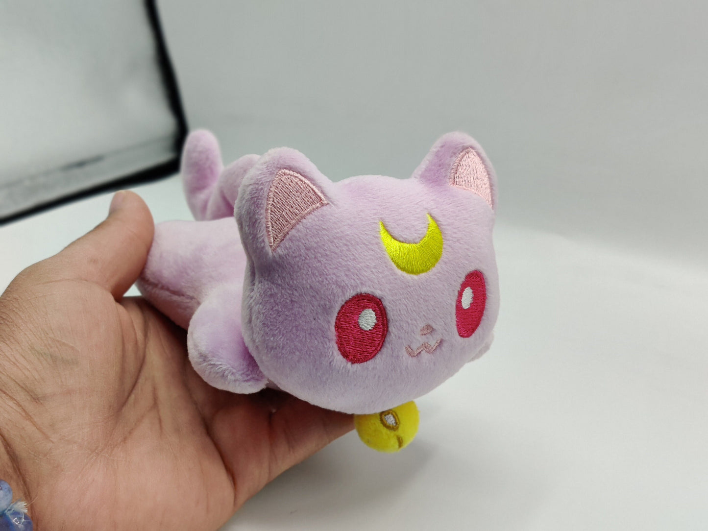 Pink Pastel Magical Girl Inspired Mini Cat Plush Kawaii Plushie Mini Palm Sized Plush