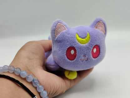 Mini Di Moon Cat Plush | Kawaii Magical Girl Inspired Plush Toy