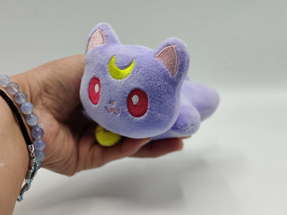 Mini Di Moon Cat Plush | Kawaii Magical Girl Inspired Plush Toy