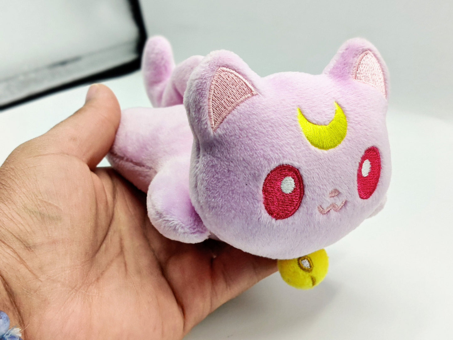 Pink Pastel Magical Girl Inspired Mini Cat Plush Kawaii Plushie Mini Palm Sized Plush