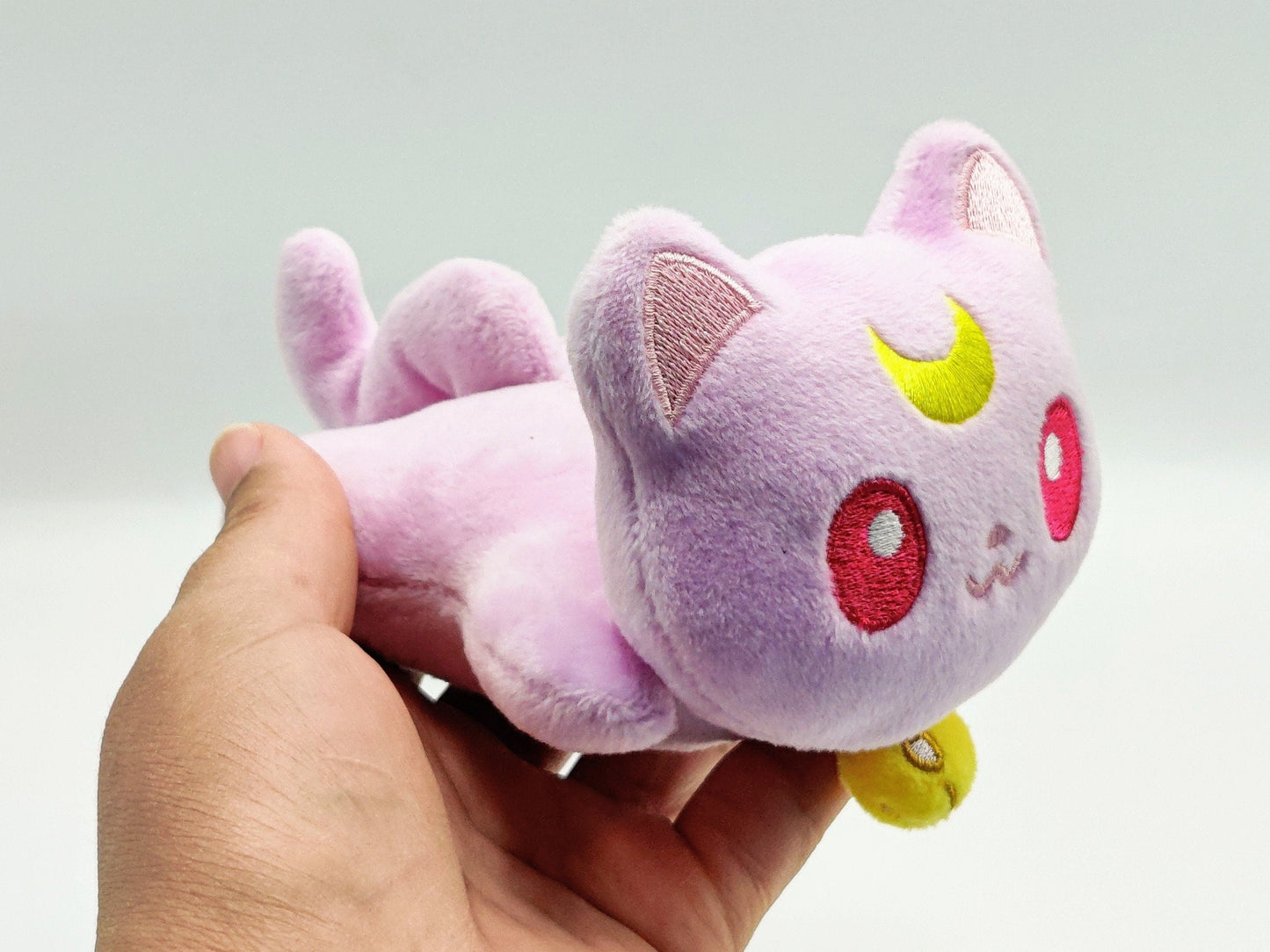 Magical Girl Cat Plush – Kawaii Mini Plushie Toy – 90s Witch Anime Inspired Cute Kitty