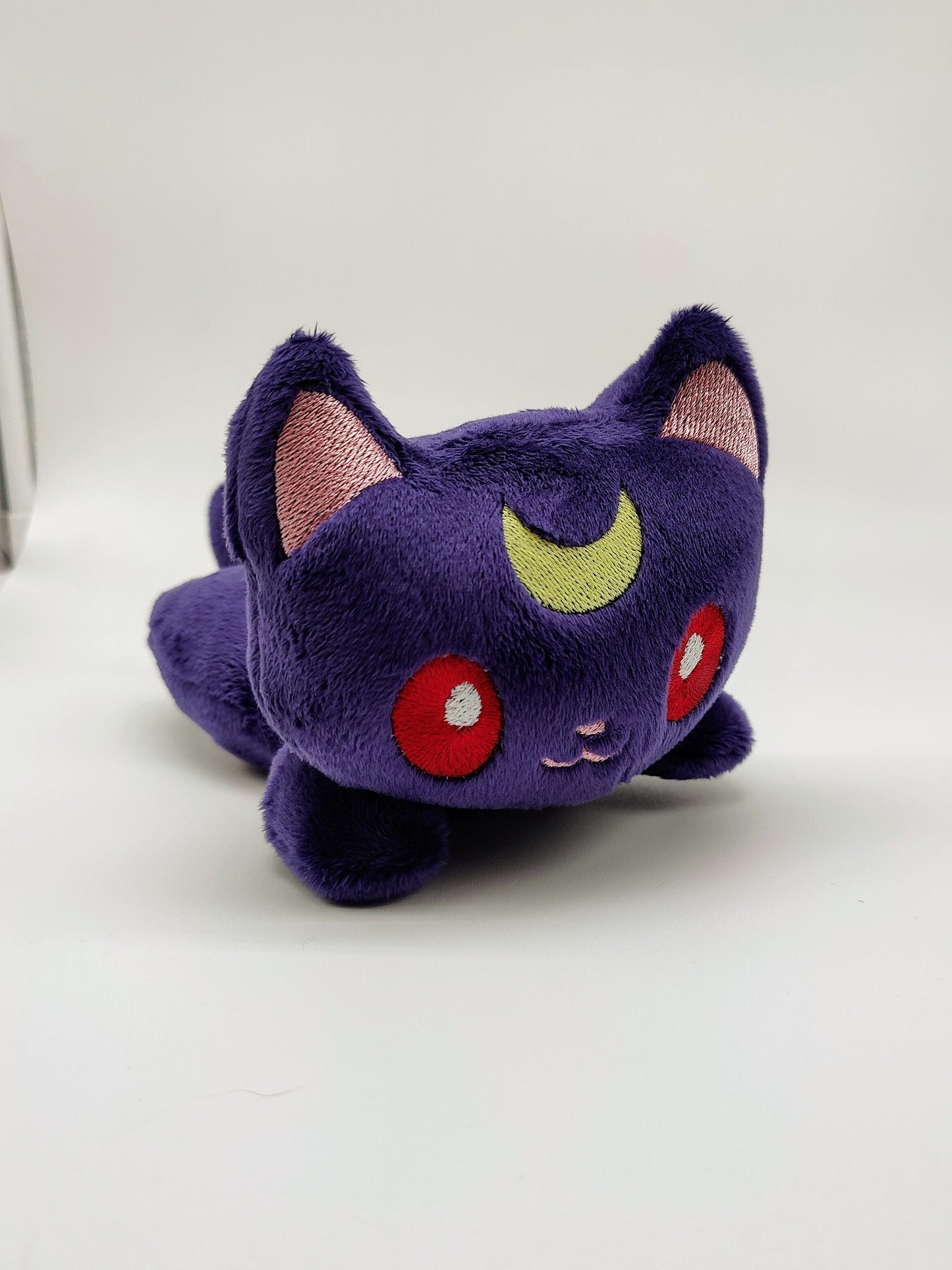 7" Handmade Luna Moon Cat Plush