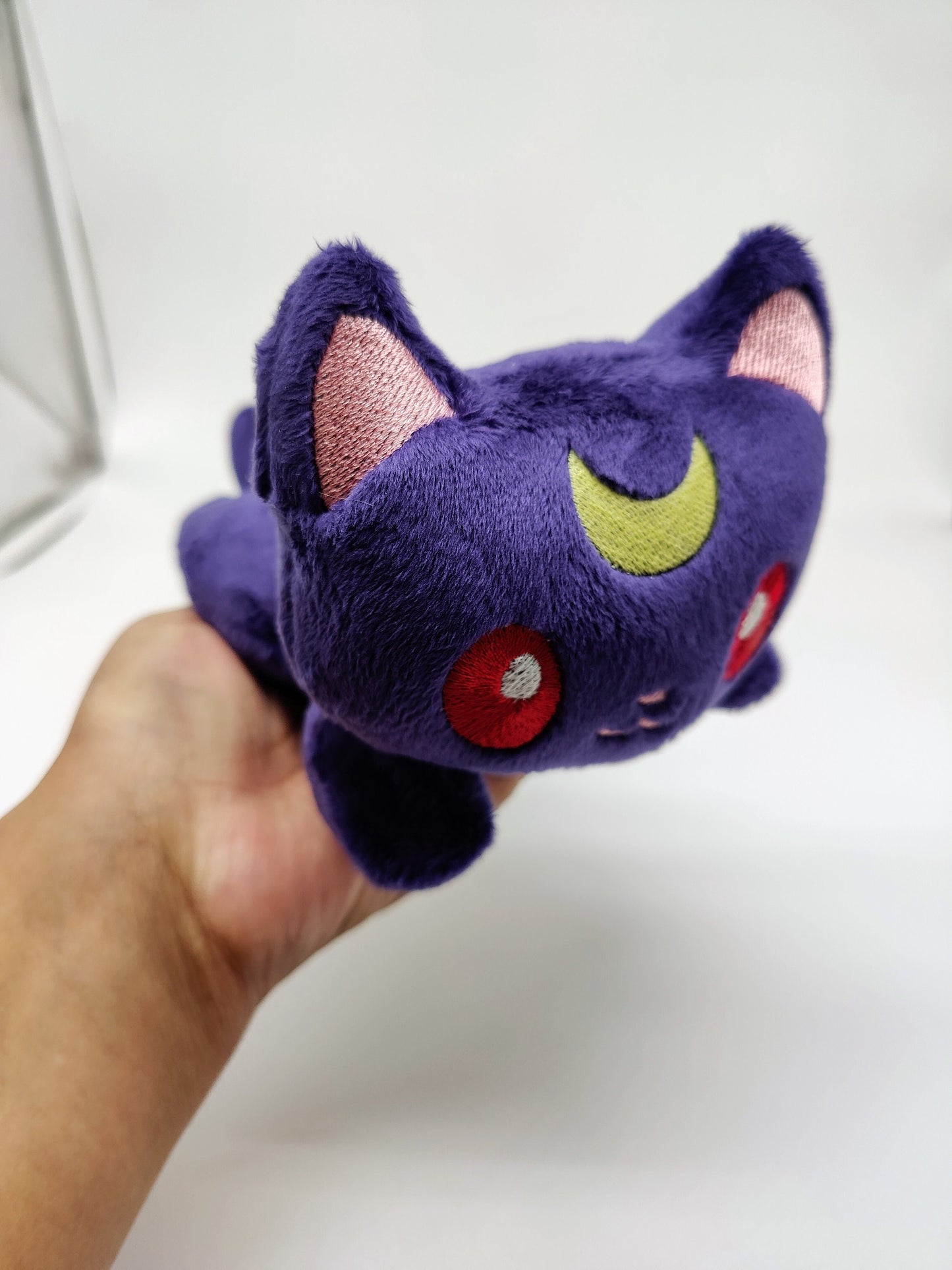 7" Handmade Luna Moon Cat Plush