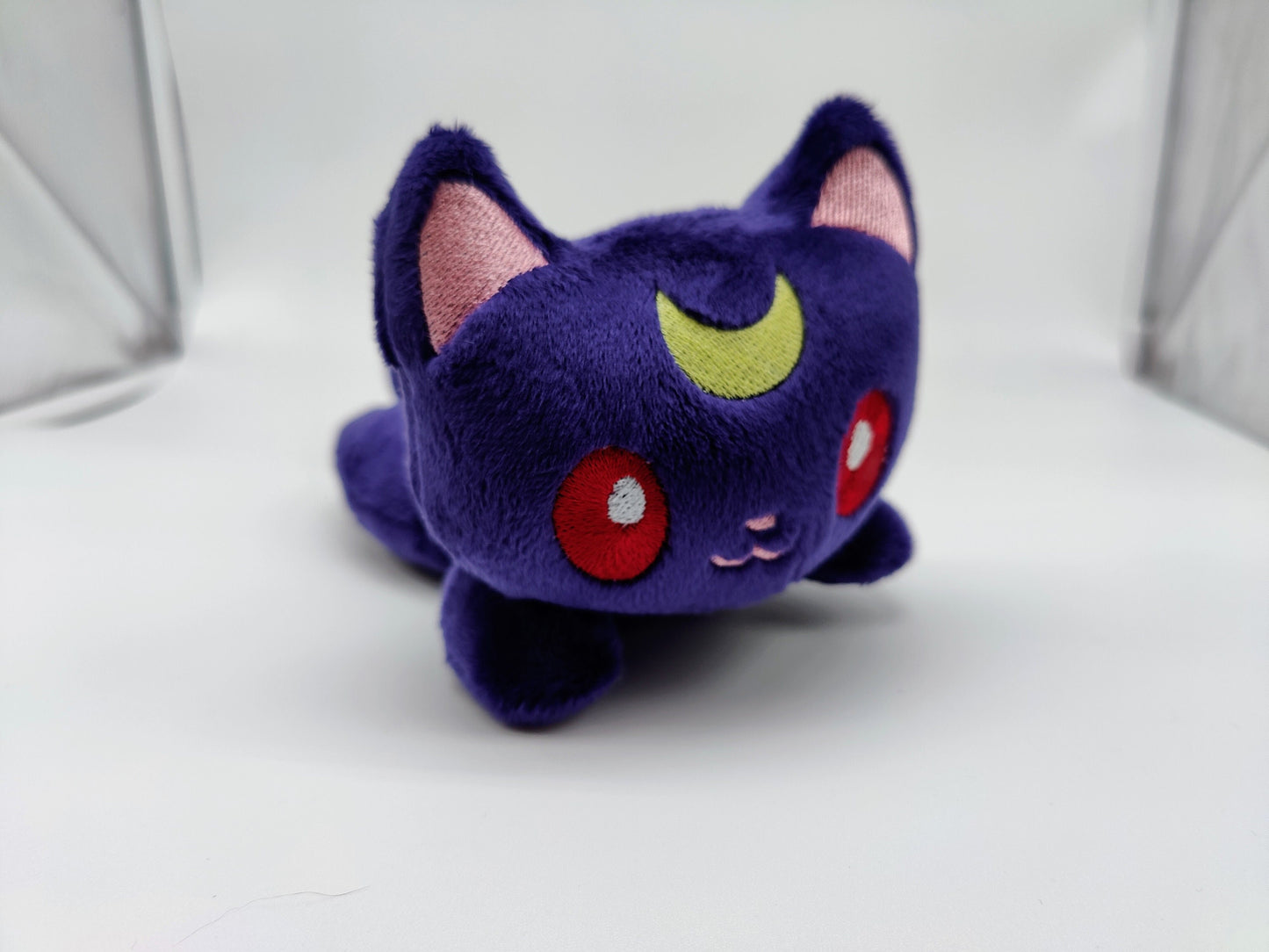 7" Handmade Luna Moon Cat Plush