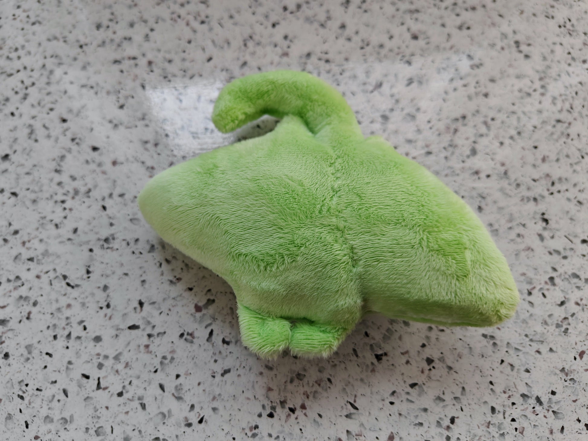 Lime Green Kawaii Mini Stingray Plush Pastel Plushie Handmade