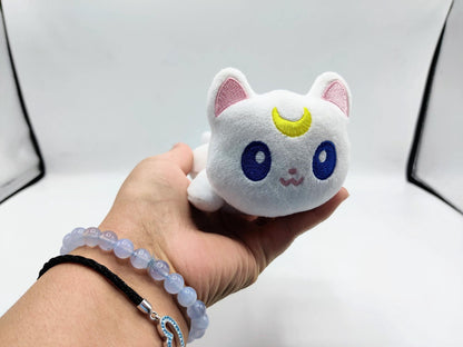 Mini Arty Moon Cat Plush | Kawaii Magical Girl Inspired Plush Toy